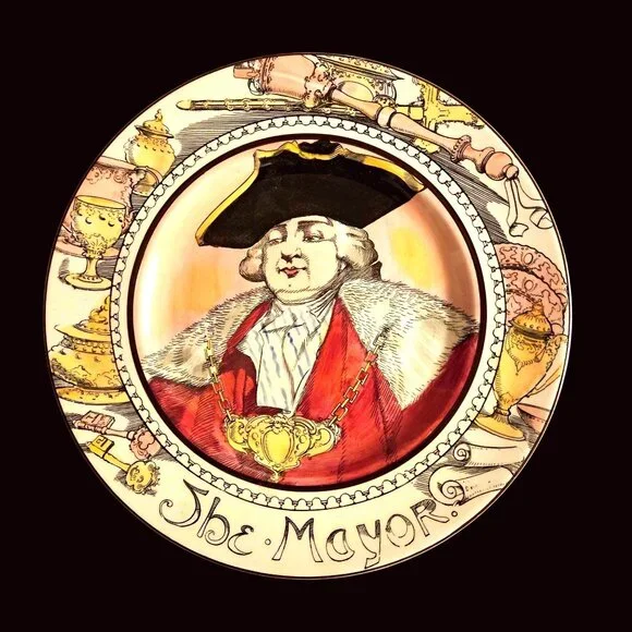 Vintage Royal Doulton Collectible Plate The Mayor Professional Series D6283 - Picture 1 of 12